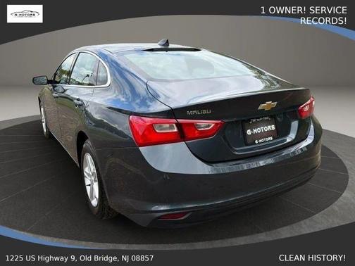 Blue 2020 Chevrolet Malibu 1FL