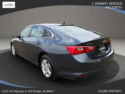Blue 2020 Chevrolet Malibu 1FL