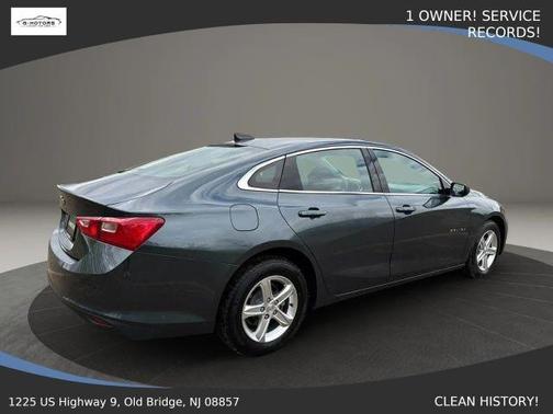 Blue 2020 Chevrolet Malibu 1FL