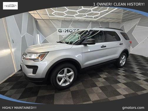 Silver 2018 Ford Explorer Base