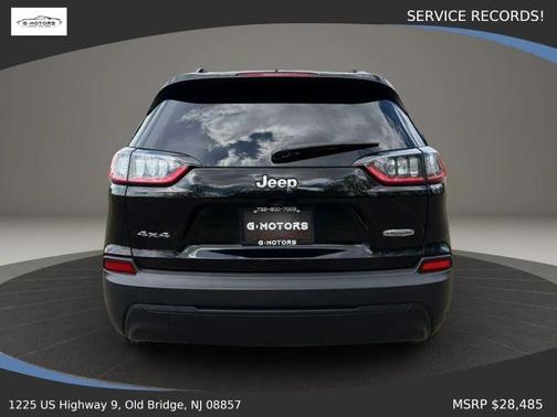 Black 2019 Jeep Cherokee Latitude