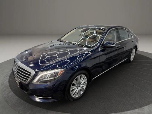 Blue 2015 Mercedes-Benz S-Class S 550 4MATIC