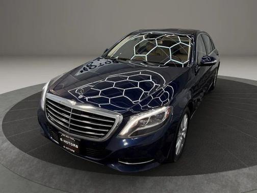 Blue 2015 Mercedes-Benz S-Class S 550 4MATIC