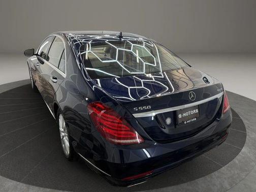 Blue 2015 Mercedes-Benz S-Class S 550 4MATIC