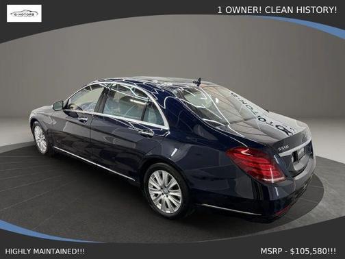 Blue 2015 Mercedes-Benz S-Class S 550 4MATIC