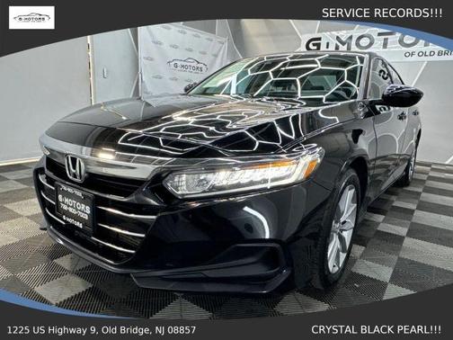 Black 2021 Honda Accord LX 1.5T