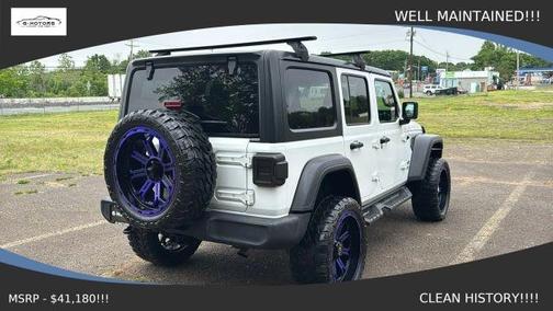 White 2018 Jeep Wrangler Unlimited Sport S