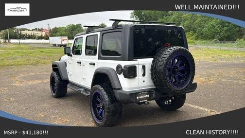 White 2018 Jeep Wrangler Unlimited Sport S