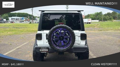 White 2018 Jeep Wrangler Unlimited Sport S