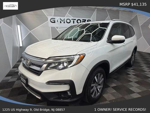 White 2020 Honda Pilot EX-L