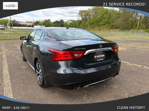 Storm Blue 2017 Nissan Maxima 3.5 SL