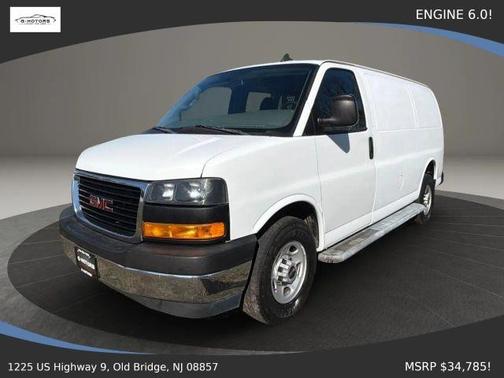 White 2019 GMC Savana 2500 Work Van