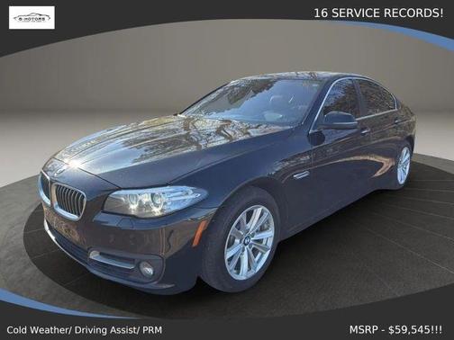 Black 2016 BMW 528 i xDrive