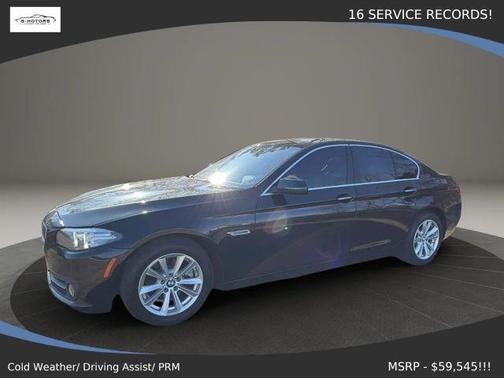 Black 2016 BMW 528 i xDrive