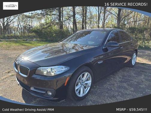 Black 2016 BMW 528 i xDrive