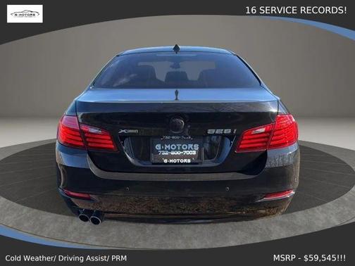 Black 2016 BMW 528 i xDrive