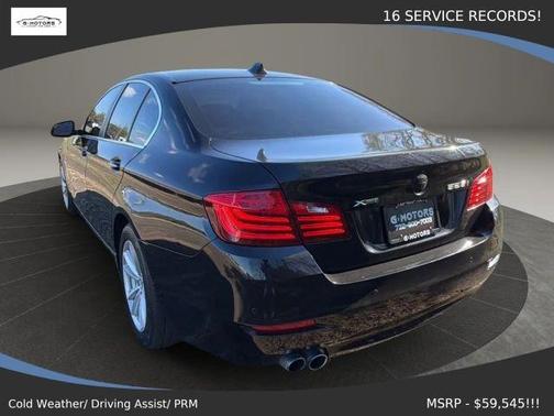 Black 2016 BMW 528 i xDrive