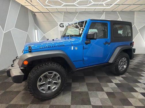 Blue 2016 Jeep Wrangler Rubicon
