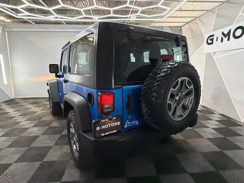 Blue 2016 Jeep Wrangler Rubicon