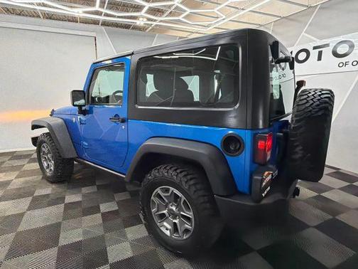 Blue 2016 Jeep Wrangler Rubicon
