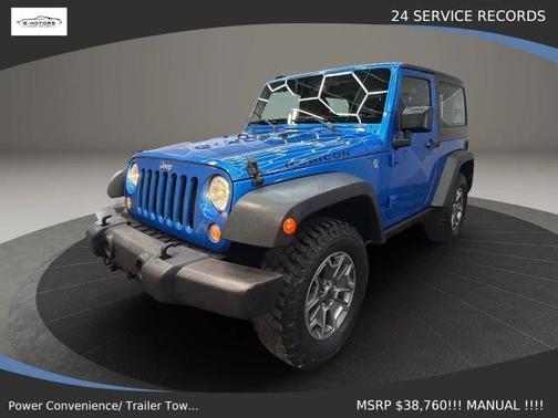 Blue 2016 Jeep Wrangler Rubicon