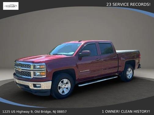 Maroon 2015 Chevrolet Silverado 1500 LT