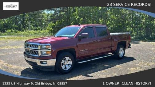 Maroon 2015 Chevrolet Silverado 1500 LT