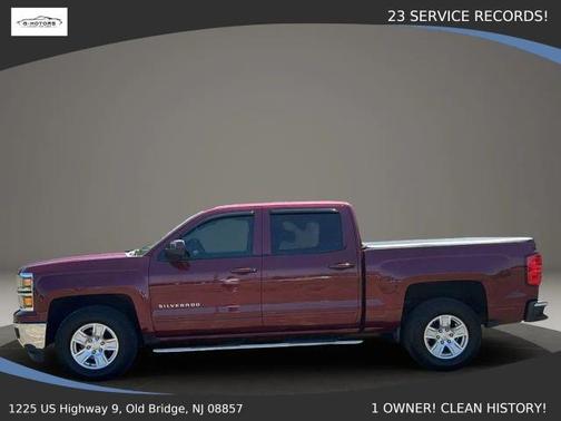 Maroon 2015 Chevrolet Silverado 1500 LT