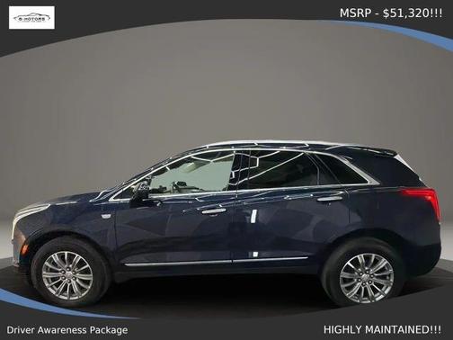 Blue 2017 Cadillac XT5 Luxury