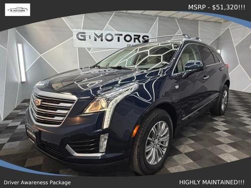 Blue 2017 Cadillac XT5 Luxury