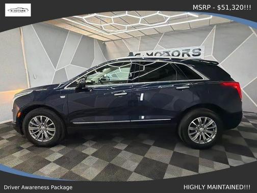 Blue 2017 Cadillac XT5 Luxury
