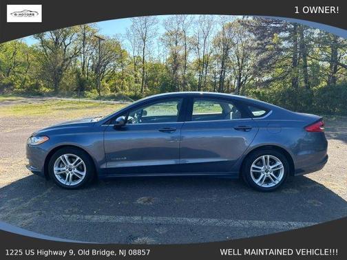Blue 2018 Ford Fusion Hybrid S