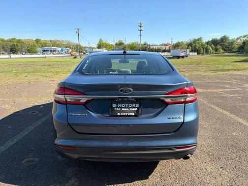 Blue 2018 Ford Fusion Hybrid S