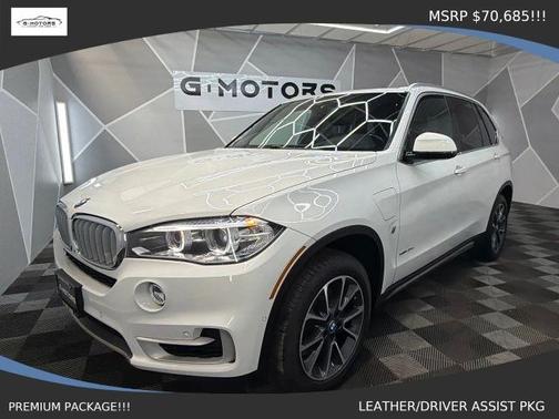White 2018 BMW X5 eDrive xDrive40e