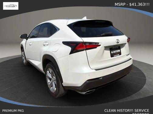 White 2017 Lexus NX 200t Base