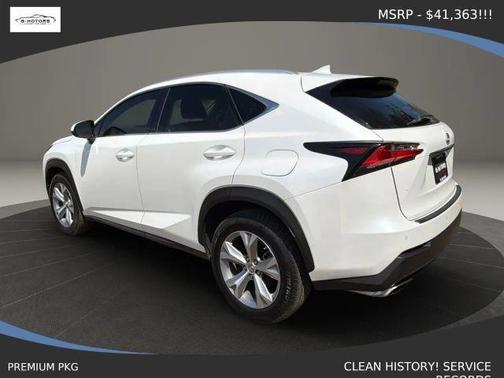 White 2017 Lexus NX 200t Base