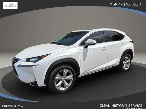 White 2017 Lexus NX 200t Base
