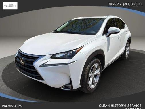 White 2017 Lexus NX 200t Base