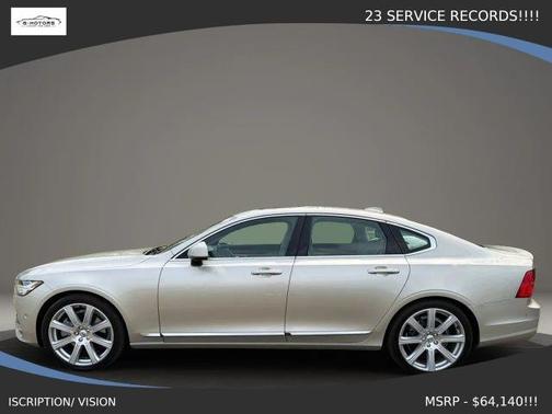Beige 2017 Volvo S90 T6 Inscription