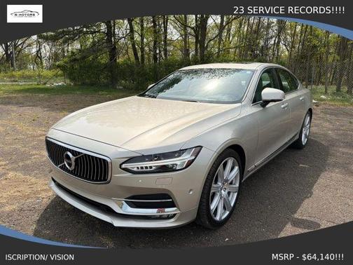 Beige 2017 Volvo S90 T6 Inscription
