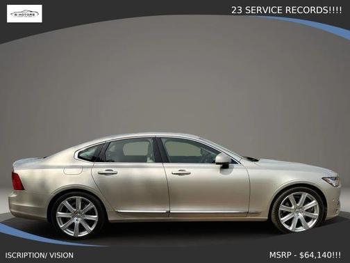 Beige 2017 Volvo S90 T6 Inscription