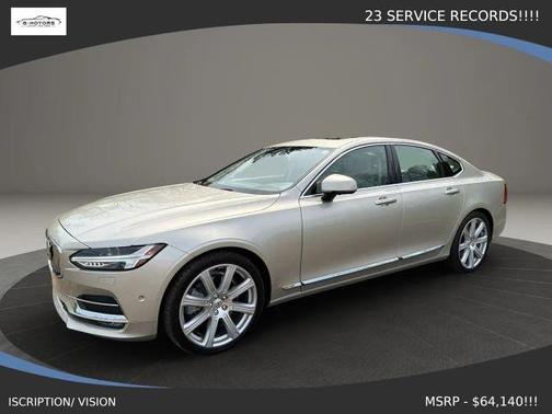 Beige 2017 Volvo S90 T6 Inscription
