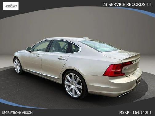 Beige 2017 Volvo S90 T6 Inscription