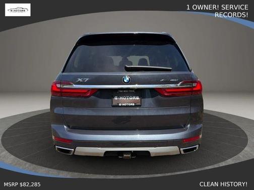 Gray 2019 BMW X7 xDrive40i