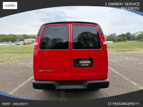 Red 2020 Chevrolet Express 3500 LS