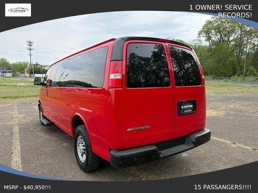 Red 2020 Chevrolet Express 3500 LS