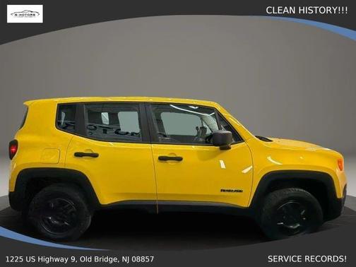 Yellow 2015 Jeep Renegade Sport