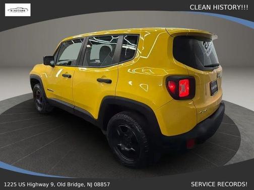 Yellow 2015 Jeep Renegade Sport