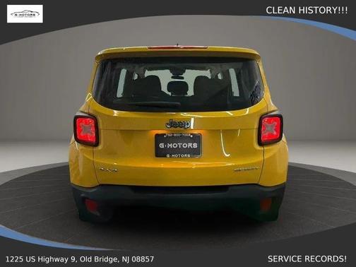 Yellow 2015 Jeep Renegade Sport