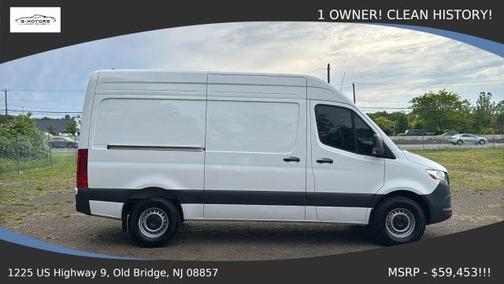 White 2025 Mercedes-Benz Sprinter 2500 ROOF W/144 WB